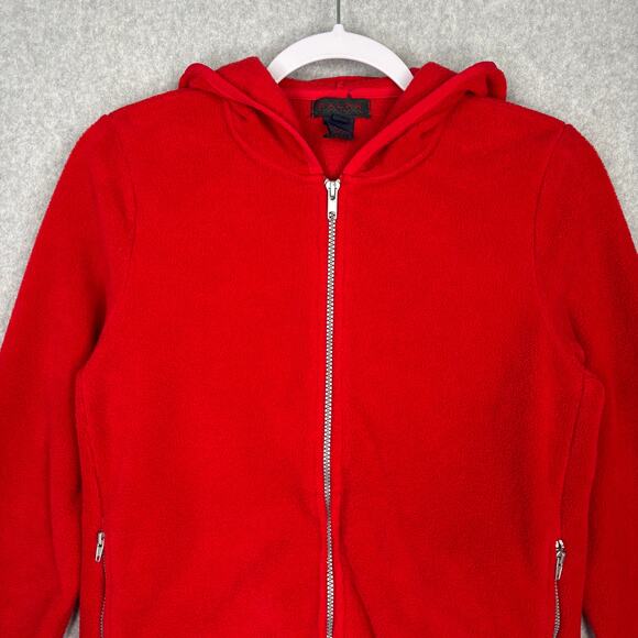 Ralph Lauren Red Zip-Up Hoodie - Picture 2 of 11